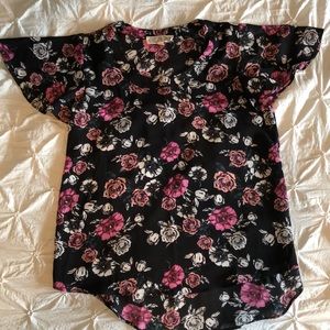 Floral print blouse